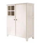 Living Room Showcase Struktur i massivt granträ Tillverkad i Italien - Pascual Viadurini