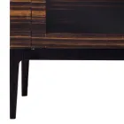 Grilli Zarafa massivt träskåp med 2 dörrar gjorda i Italien av design Viadurini