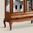 Lyxigt vardagsrumsmonter i klassiskt valnötsträ tillverkat i Italien - Hastings Viadurini