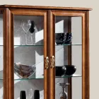 Lyxigt vardagsrumsmonter i klassiskt valnötsträ tillverkat i Italien - Hastings Viadurini