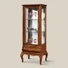 Lyxigt vardagsrumsmonter i klassiskt valnötsträ tillverkat i Italien - Hastings Viadurini