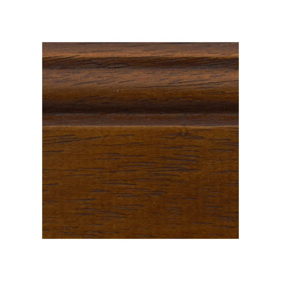 Vitrinskåp med 2 lådor, 2 trädörrar och 2 glasdörrar Made in Italy - Camene Viadurini