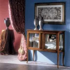 Showcase i massivt Toulipier-trä Tillverkat i Italien - Chantico Viadurini