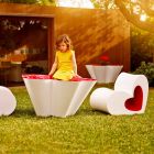 Vondom Agatha plantering av modern utomhusfärgad polyeten design Viadurini