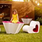 Vondom Agatha modern design utomhus fåtölj i färgad polyeten Viadurini