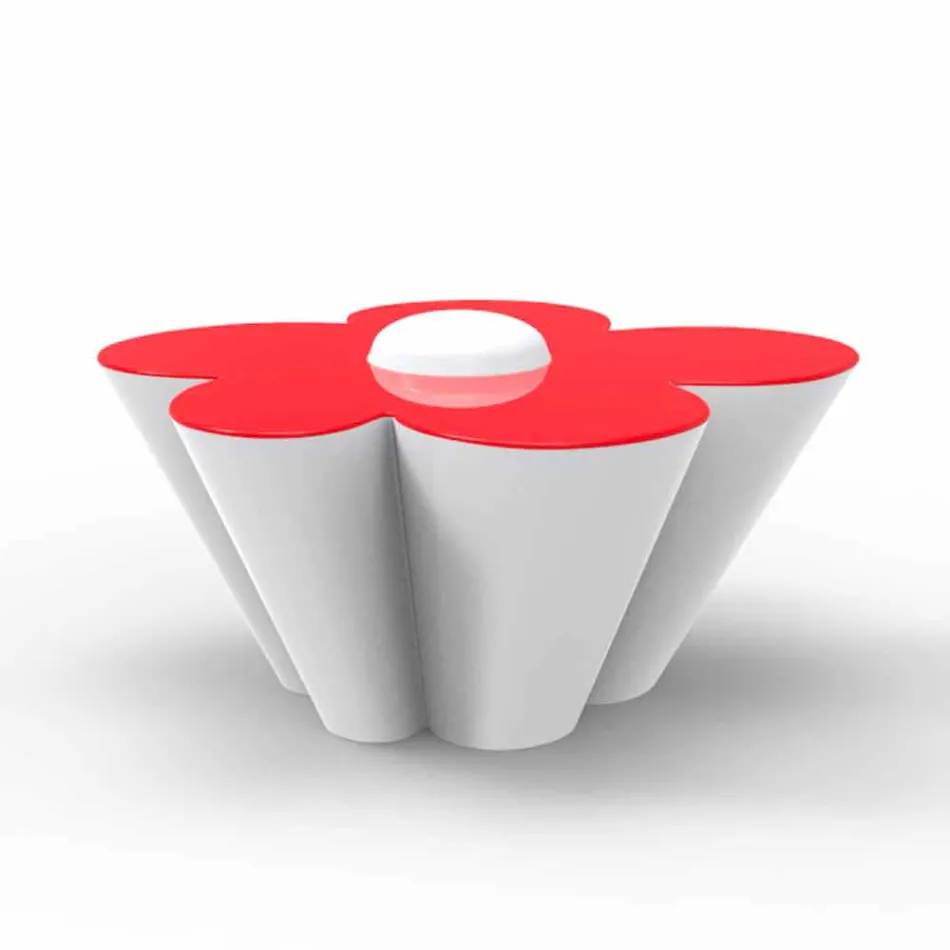 Vondom Agatha design utomhusbord i färgad polyeten Viadurini