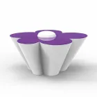 Vondom Agatha design utomhusbord i färgad polyeten Viadurini