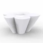 Vondom Agatha design utomhusbord i färgad polyeten Viadurini