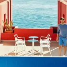 Vondom Delta modern design polypropylen trädgårdsstol Viadurini