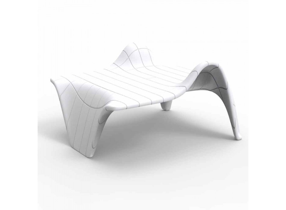 Vondom F3 modern design polyeten trädgårdssida bord Viadurini