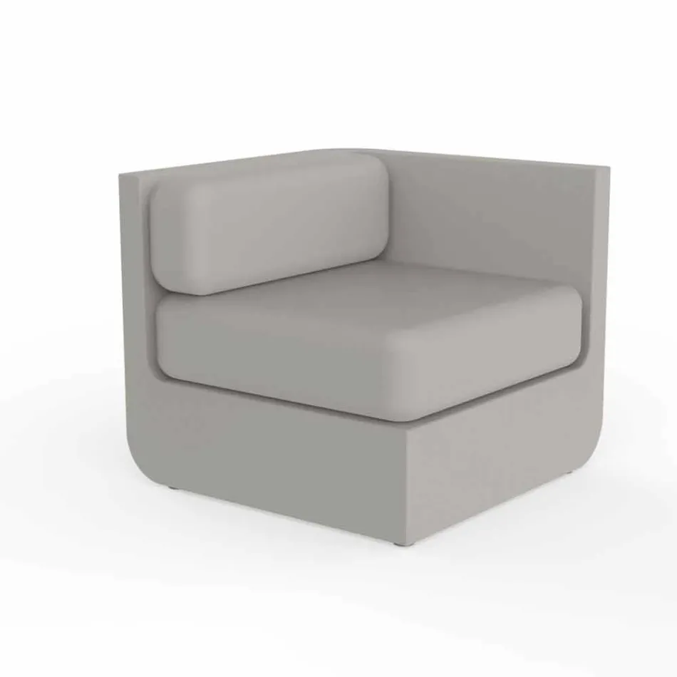 Vondom Ulm sammansättning Taupe Design Garden Lounge Viadurini