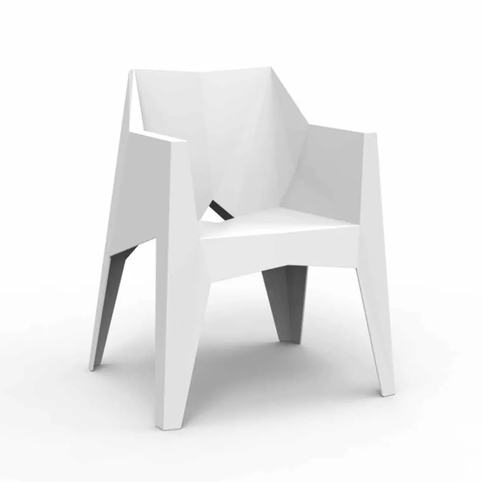 Vondom Voxel färgglad trädgårdsstol med modern design Viadurini